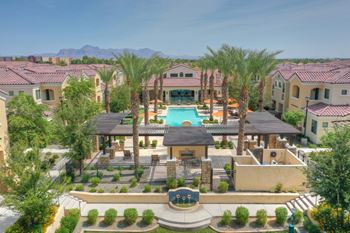 Pool Area at Bella Victoria Apartments in Mesa Arizona January 2021 2